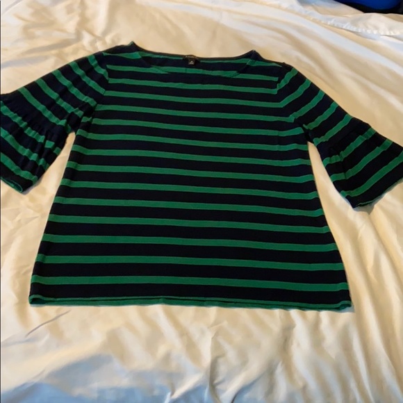 Talbots Tops - 3/$10. Talbots striped bell sleeve tshirt